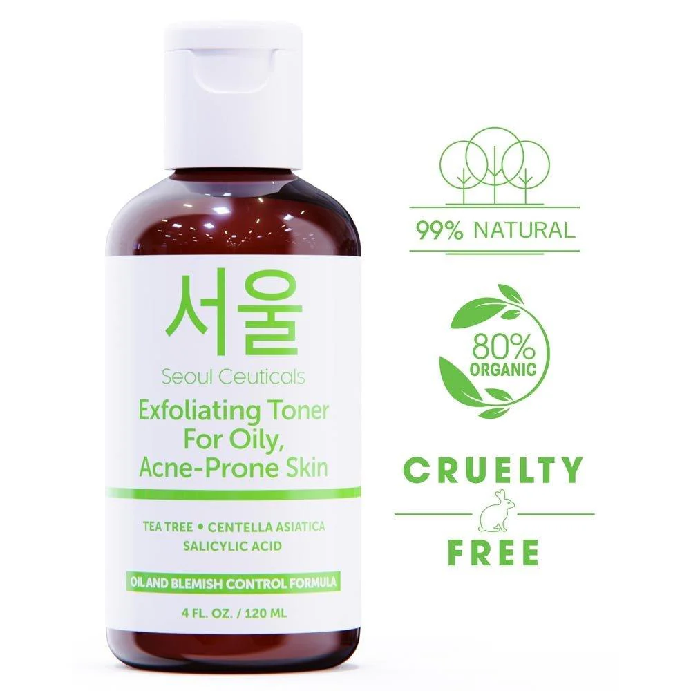 Exfoliating Toner for Oily, Acne Prone Skin - Image 4