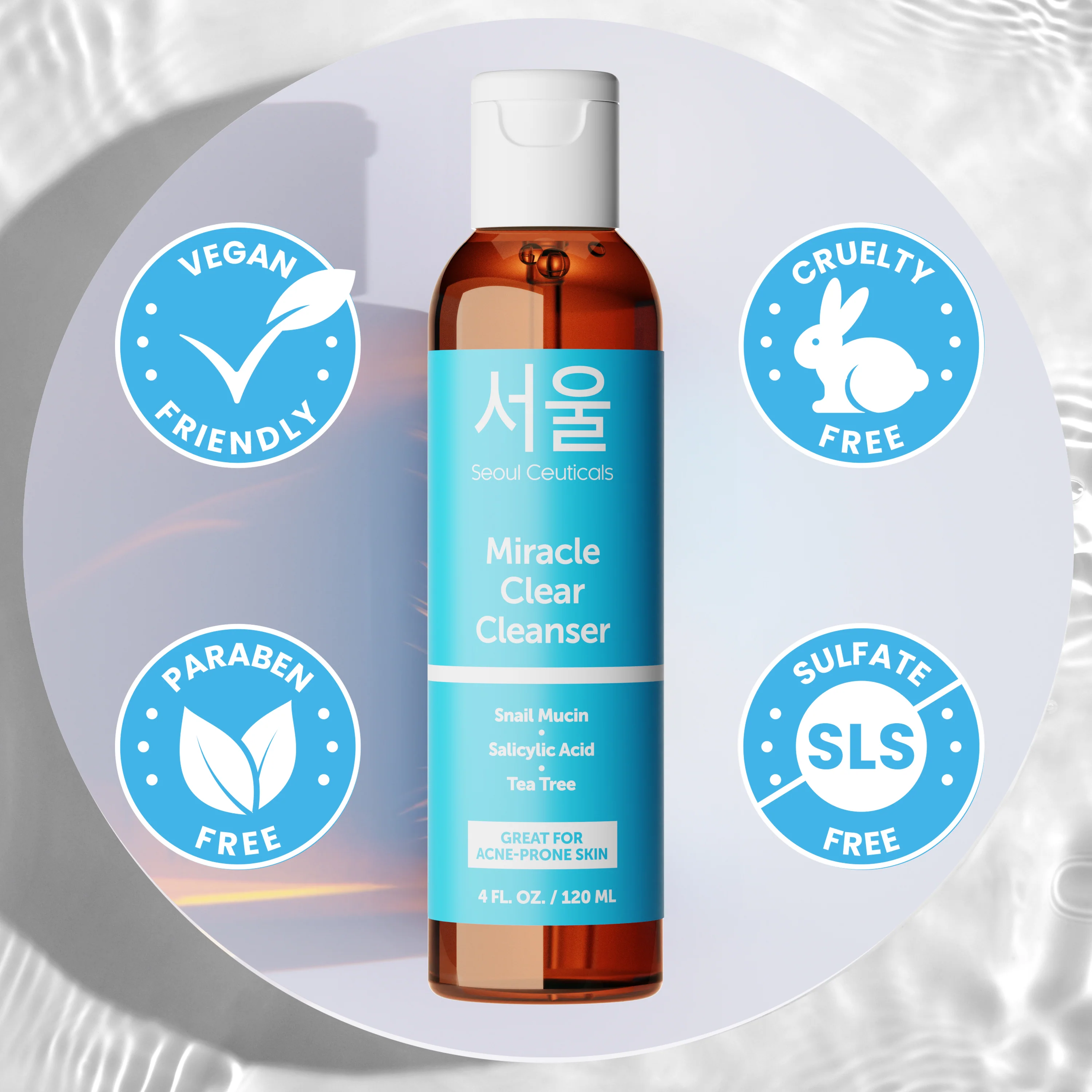Miracle Clear Snail Mucin Cleanser - Image 4