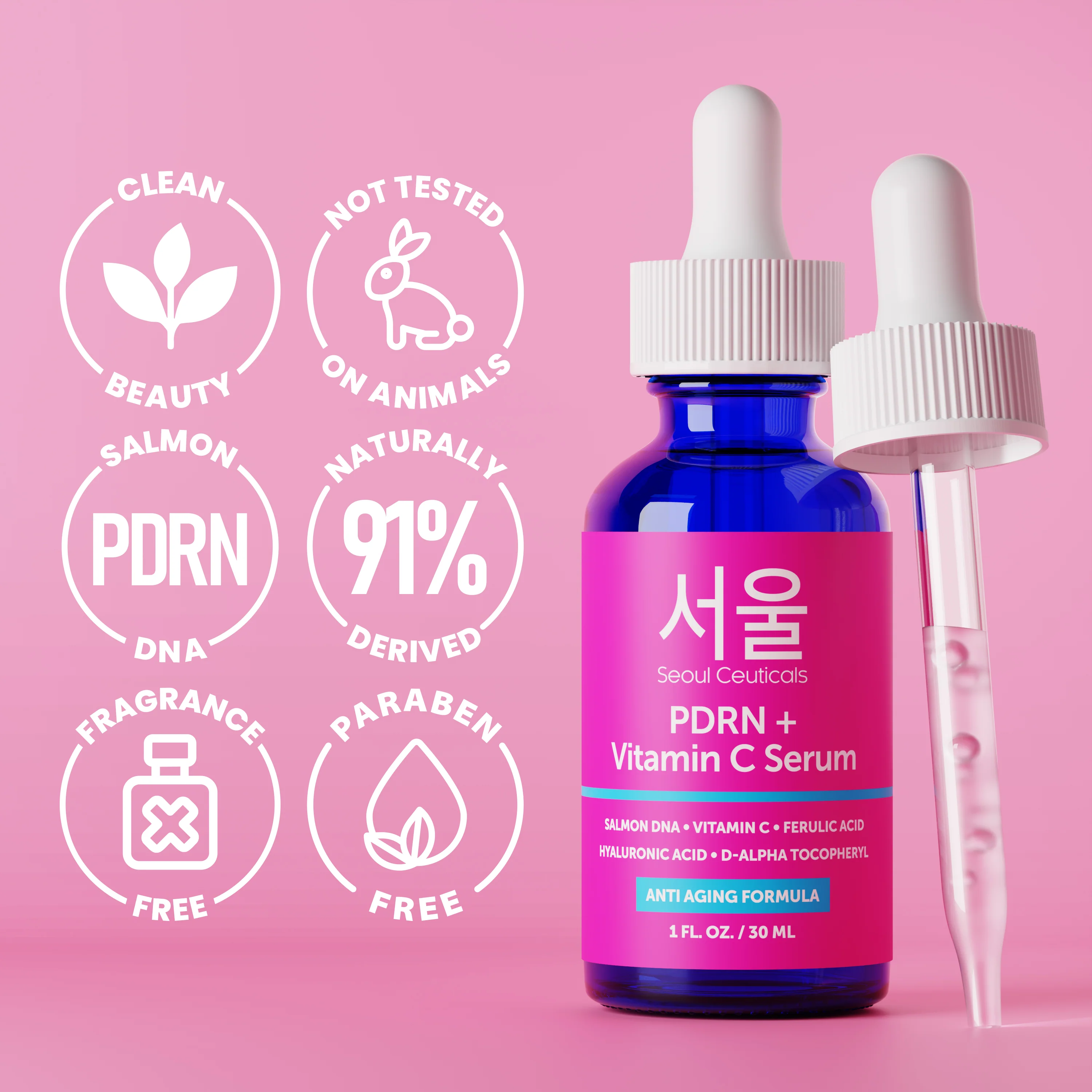 PDRN Salmon DNA Vitamin C E Ferulic Serum - Image 5