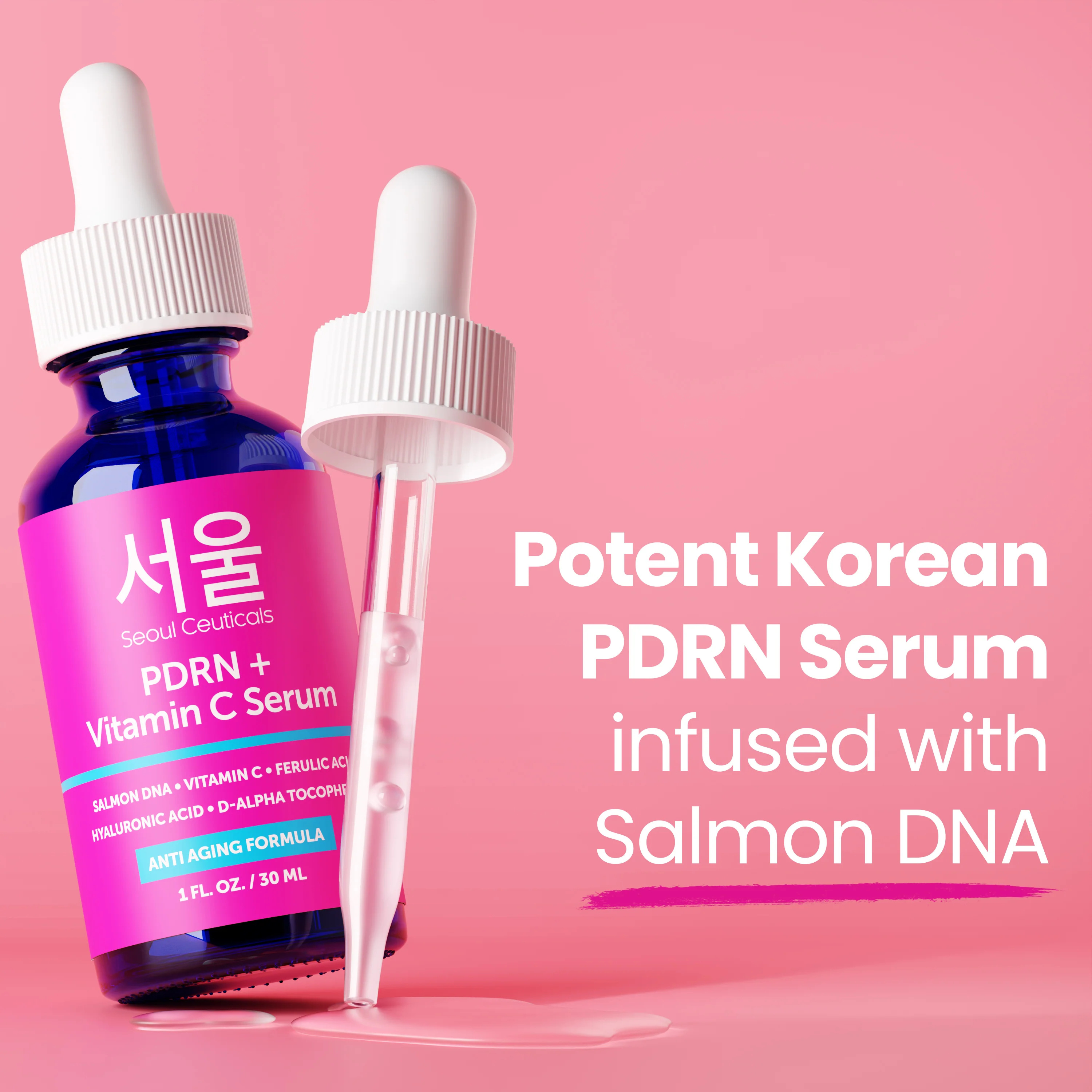 PDRN Salmon DNA Vitamin C E Ferulic Serum - Image 7