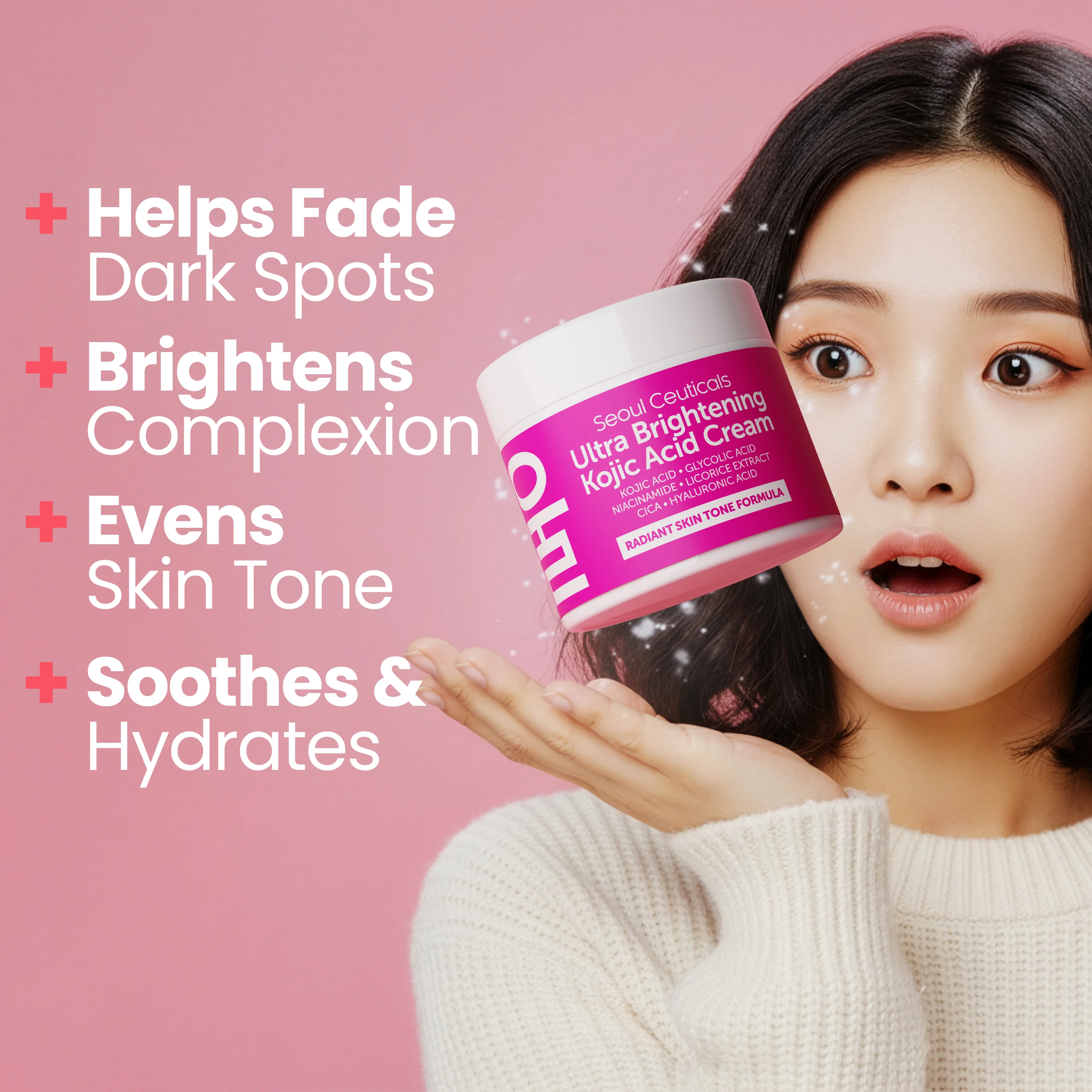 Ultra Brightening Kojic Acid Cream - Image 4