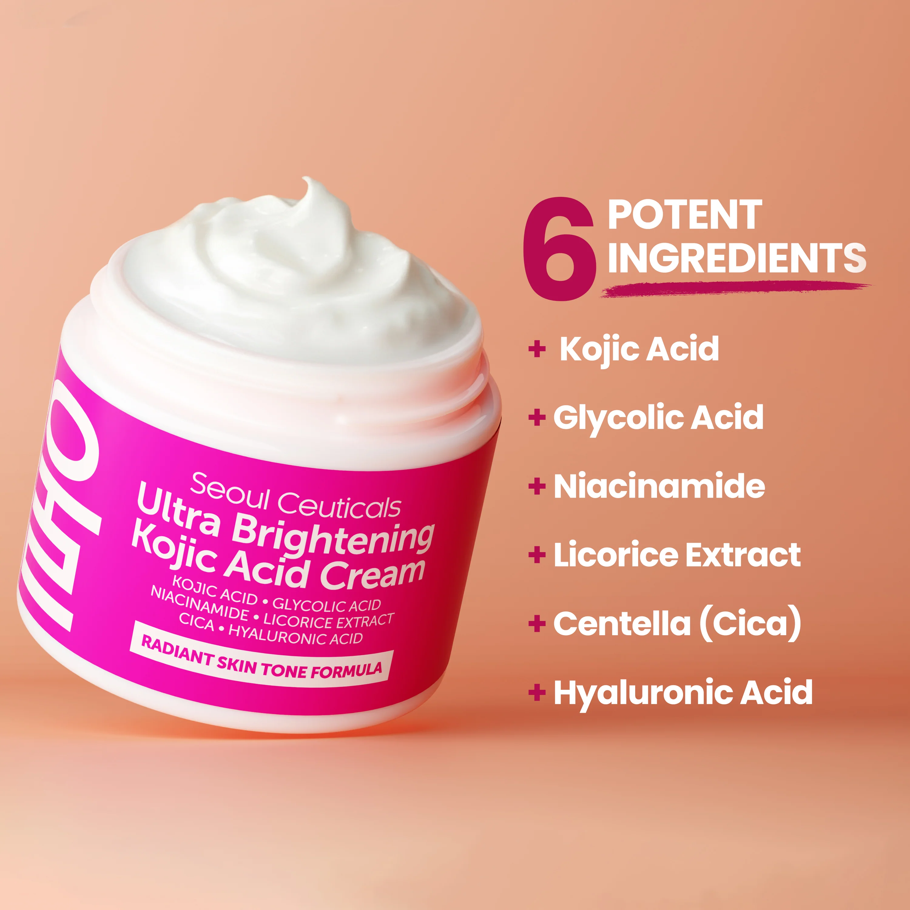 Ultra Brightening Kojic Acid Cream - Image 5