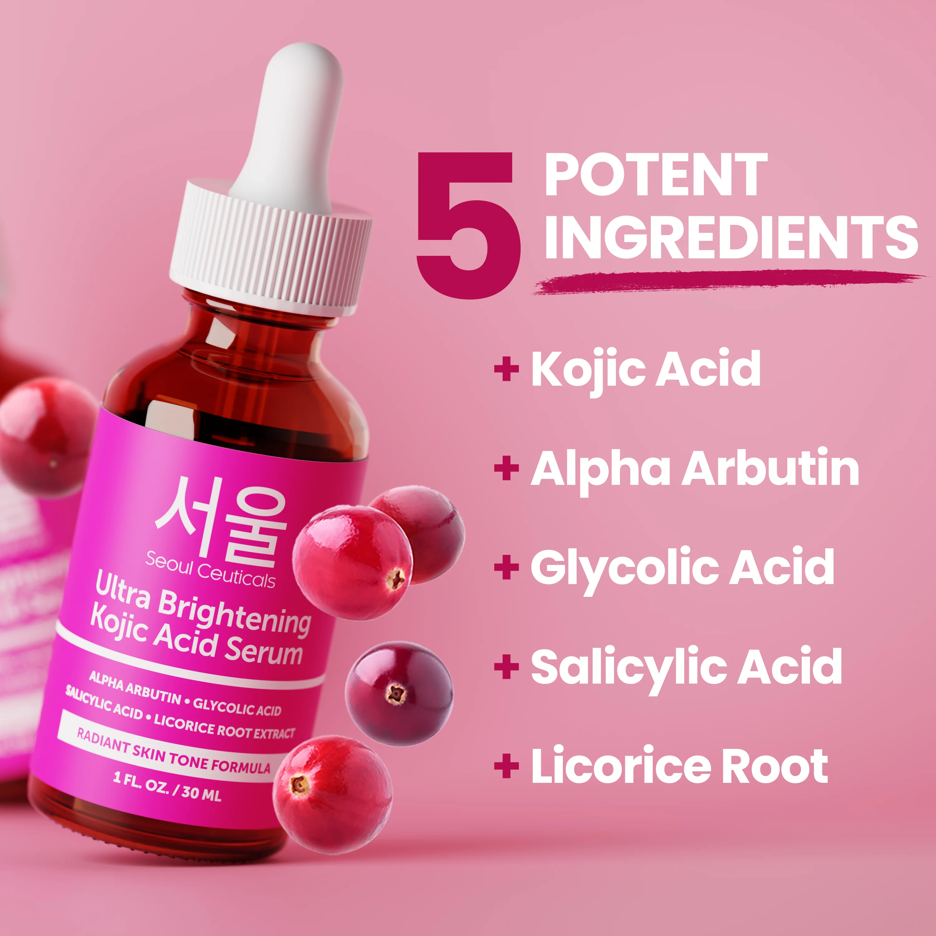 Ultra Brightening Kojic Acid Serum - Image 3