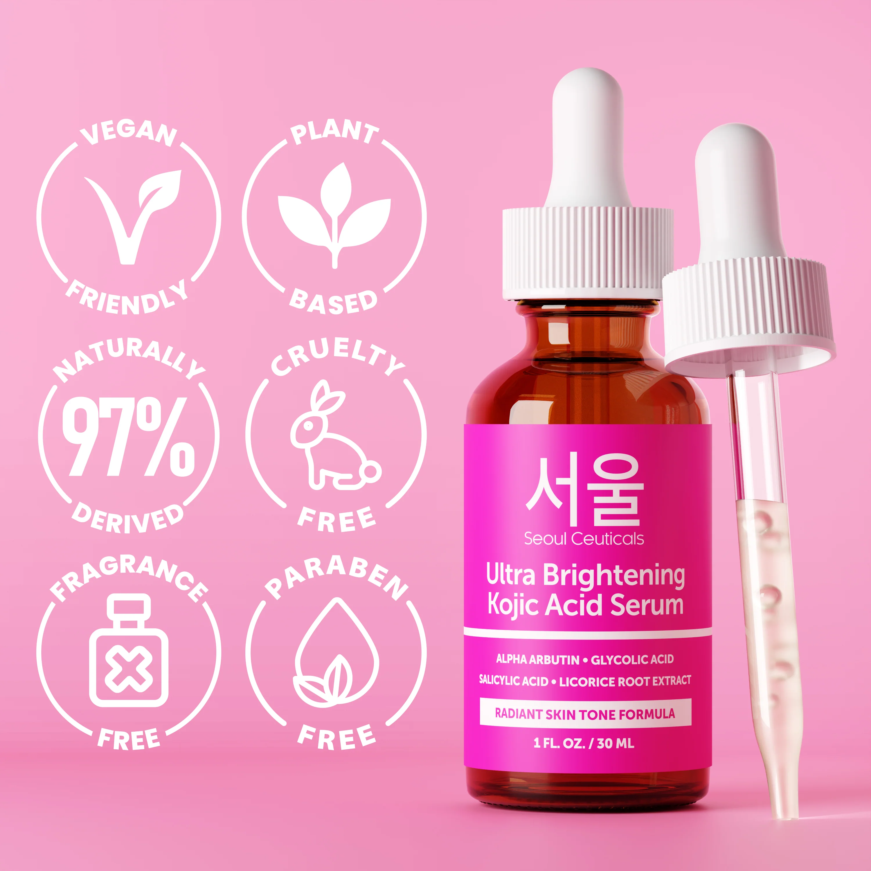 Ultra Brightening Kojic Acid Serum - Image 5