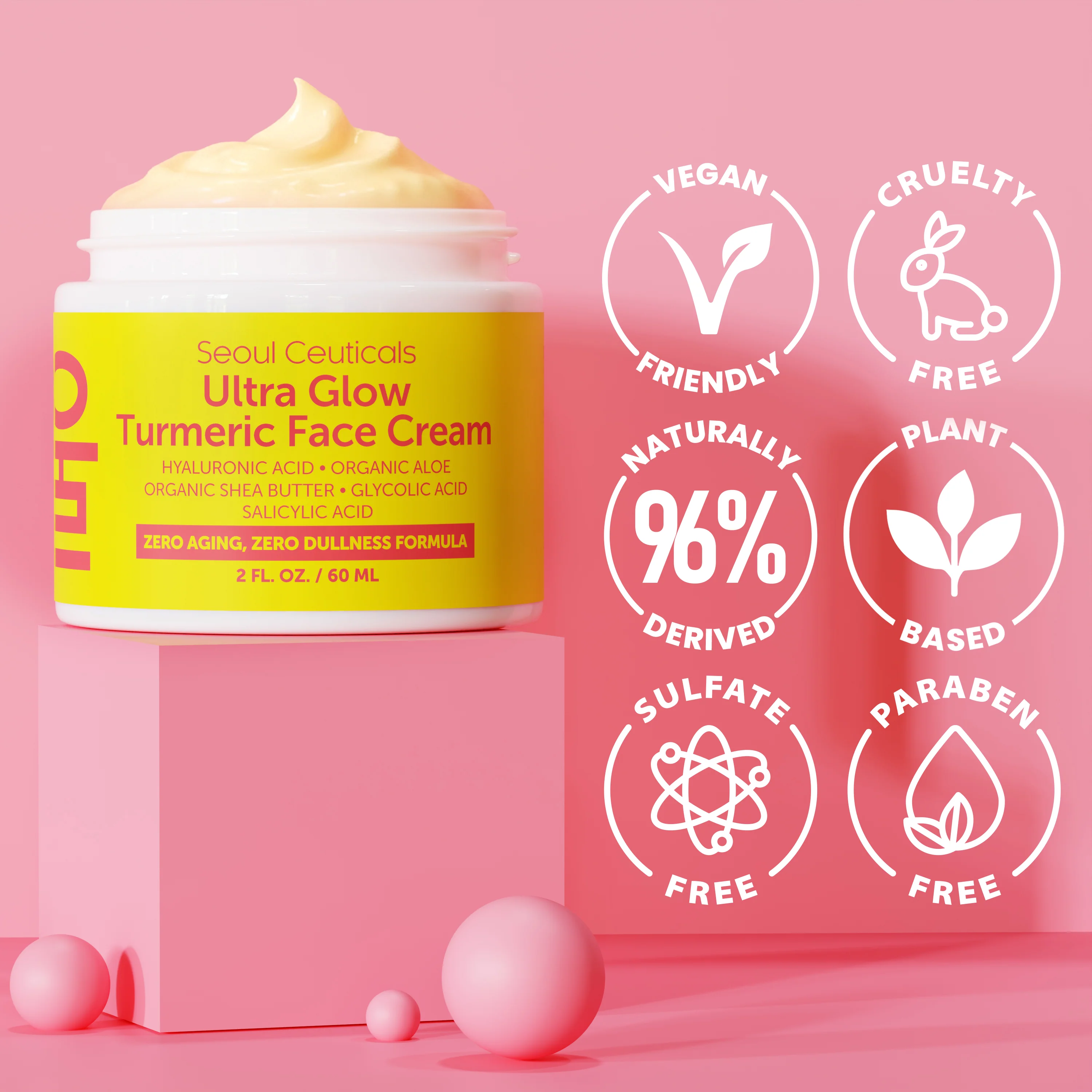 Ultra Glow Turmeric Face Cream - Image 5